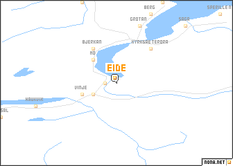 map of Eide