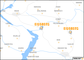 map of Eidsberg