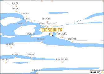 map of Eidsbukta