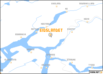 map of Eidslandet