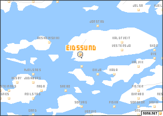 map of Eidssund