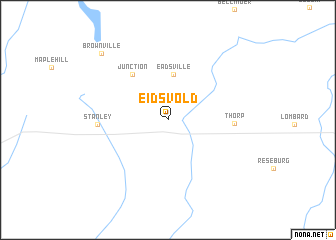 map of Eidsvold