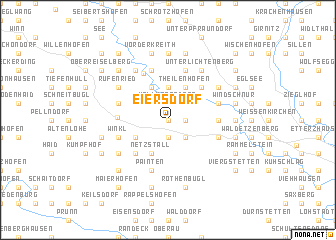 map of Eiersdorf