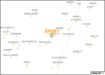 map of Eifort