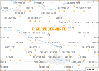 map of Eigenröder Warte