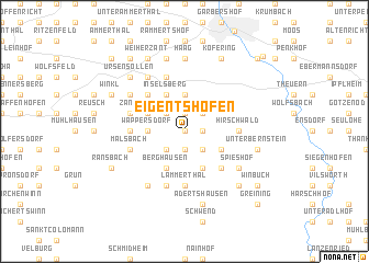 map of Eigentshofen