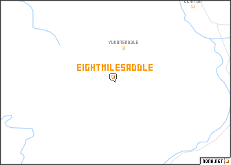 map of Eightmile Saddle