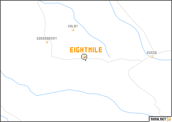 map of Eightmile