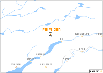 map of Eikeland