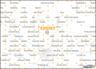 map of Eikenen