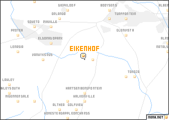 map of Eikenhof