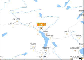 map of Eiken