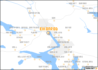 map of Eikonrød