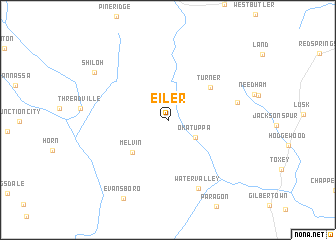 map of Eiler