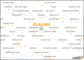 map of Eilsleben