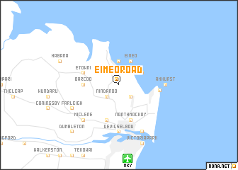 map of Eimeo Road