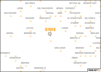 map of Eimke