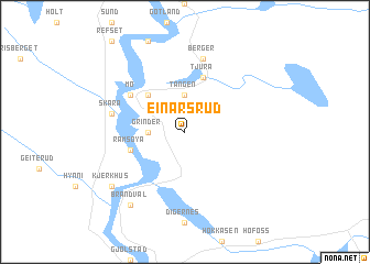 map of Einarsrud