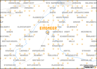 map of Eindmeer