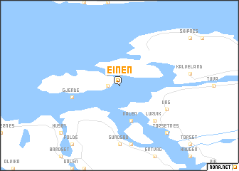 map of Einen