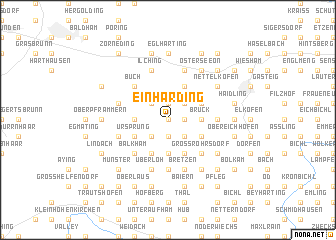 map of Einharding