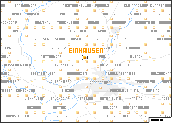 map of Einhausen