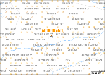 map of Einhausen