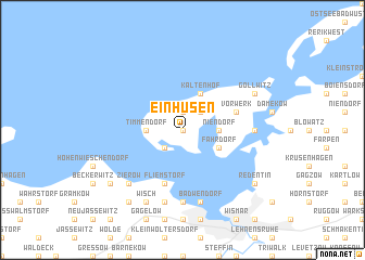 map of Einhusen