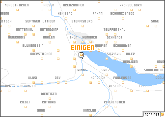 map of Einigen