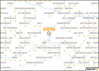 map of Eining