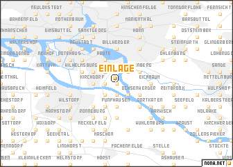 map of Einlage