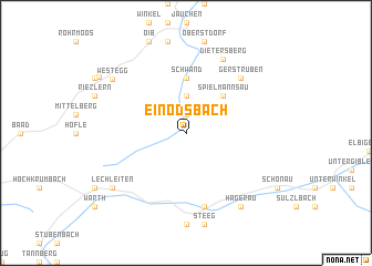 map of Einödsbach