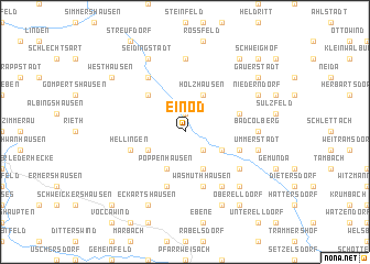 map of Einöd