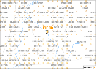 map of Einöd