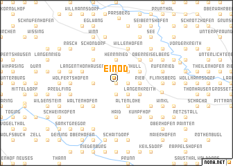 map of Einöd