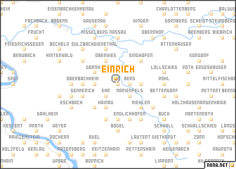 map of Einrich