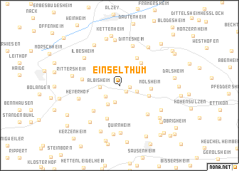 map of Einselthum