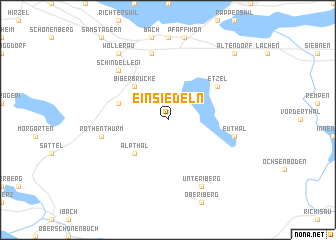 map of Einsiedeln