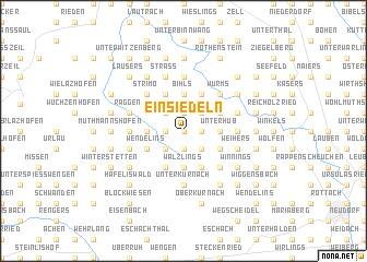 map of Einsiedeln