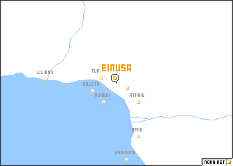 map of Einusa