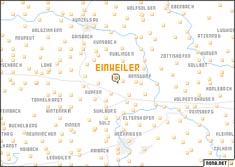 map of Einweiler
