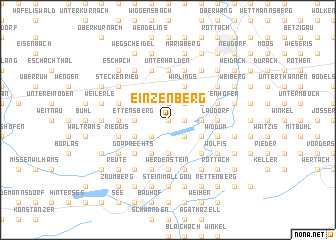 map of Einzenberg