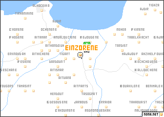 map of Einzorene