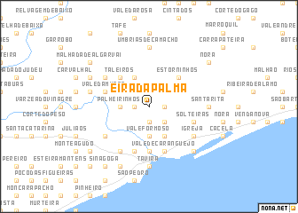 map of Eira da Palma