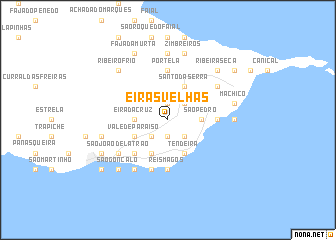 map of Eiras Velhas