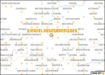 map of Eira Velha dos Barrigões