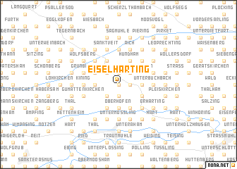 map of Eiselharting