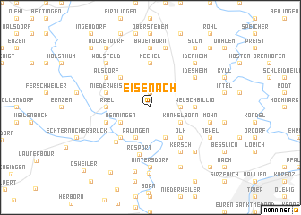 map of Eisenach