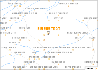 map of Eisenstadt