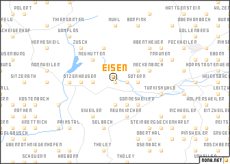 map of Eisen